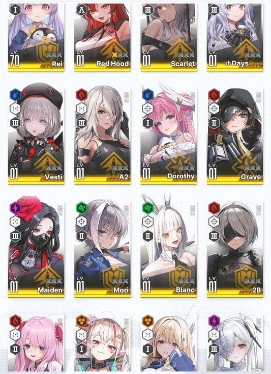 [GLOBAL] GODDESS OF VICTORY NIKKE 24SSR 2B+A2+Skin+Scarlet+Red Hood+Cinderella+Grave+Dorothy+Little Mermaid+ starter account-Mobile Games Starter