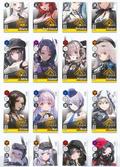 [GLOBAL] GODDESS OF VICTORY NIKKE 24SSR 3 Red Hood+skin+Modernia+Cinderella+Grave+Blanc+Privaty+Isabel+Milk+Rei++ starter account-Mobile Games Starter