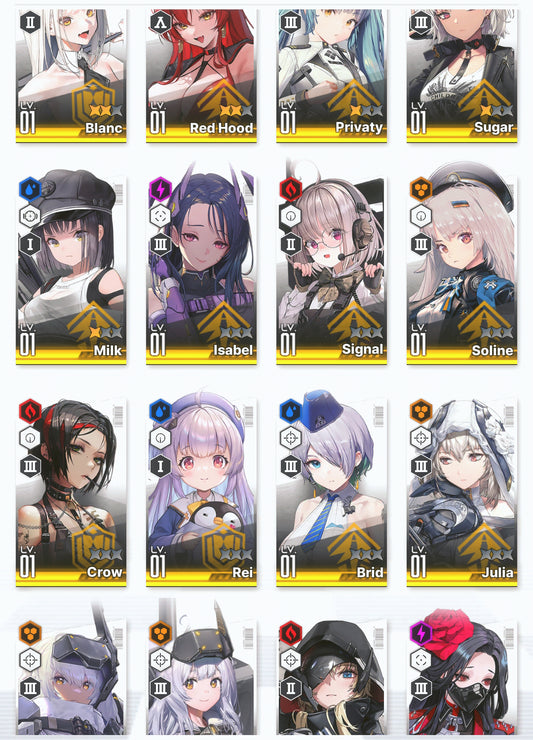 [GLOBAL] GODDESS OF VICTORY NIKKE 24SSR 3 Red Hood+skin+Modernia+Cinderella+Grave+Blanc+Privaty+Isabel+Milk+Rei++ starter account-Mobile Games Starter