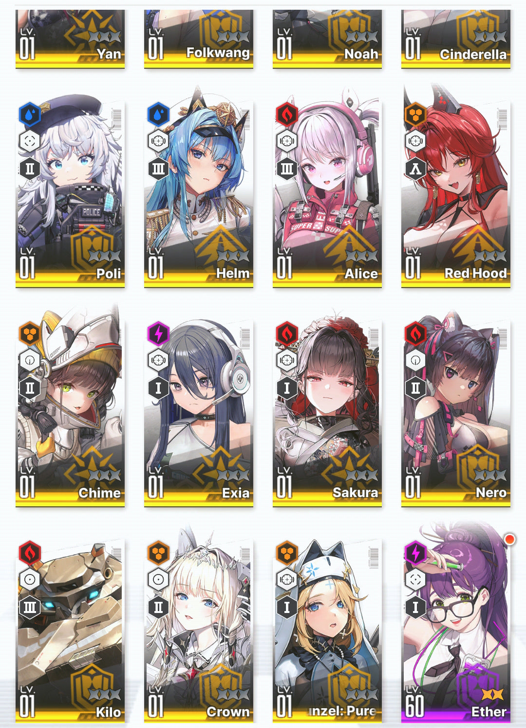 [GLOBAL] GODDESS OF VICTORY NIKKE 24SSR 7pilgrims double Scarlet+Black Shadow+Modernia+Harran+Red Hood+Skin+Cinderella+Crown+ starter account-Mobile Games Starter