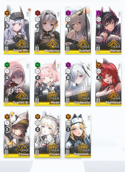 [GLOBAL] GODDESS OF VICTORY NIKKE 24SSR 7pilgrims double Scarlet+Black Shadow+Modernia+Harran+Red Hood+Skin+Cinderella+Crown+ starter account-Mobile Games Starter