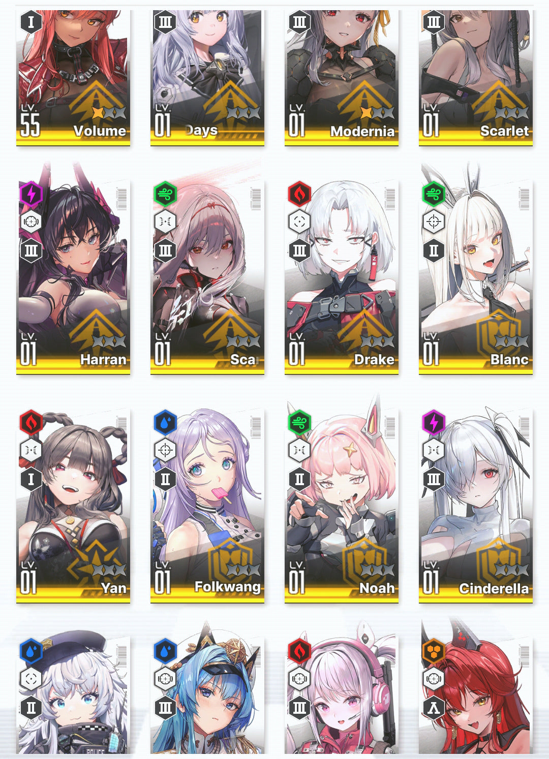 [GLOBAL] GODDESS OF VICTORY NIKKE 24SSR 7pilgrims double Scarlet+Black Shadow+Modernia+Harran+Red Hood+Skin+Cinderella+Crown+ starter account-Mobile Games Starter