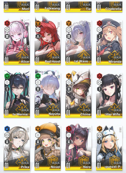 [GLOBAL] GODDESS OF VICTORY NIKKE 24SSR Cinderella: Crystal Wave+Nayuta+Red Hood+Skin+Cinderella+Little Mermaid+Nero+Blanc+Viper+Noise++ starter account-Mobile Games Starter