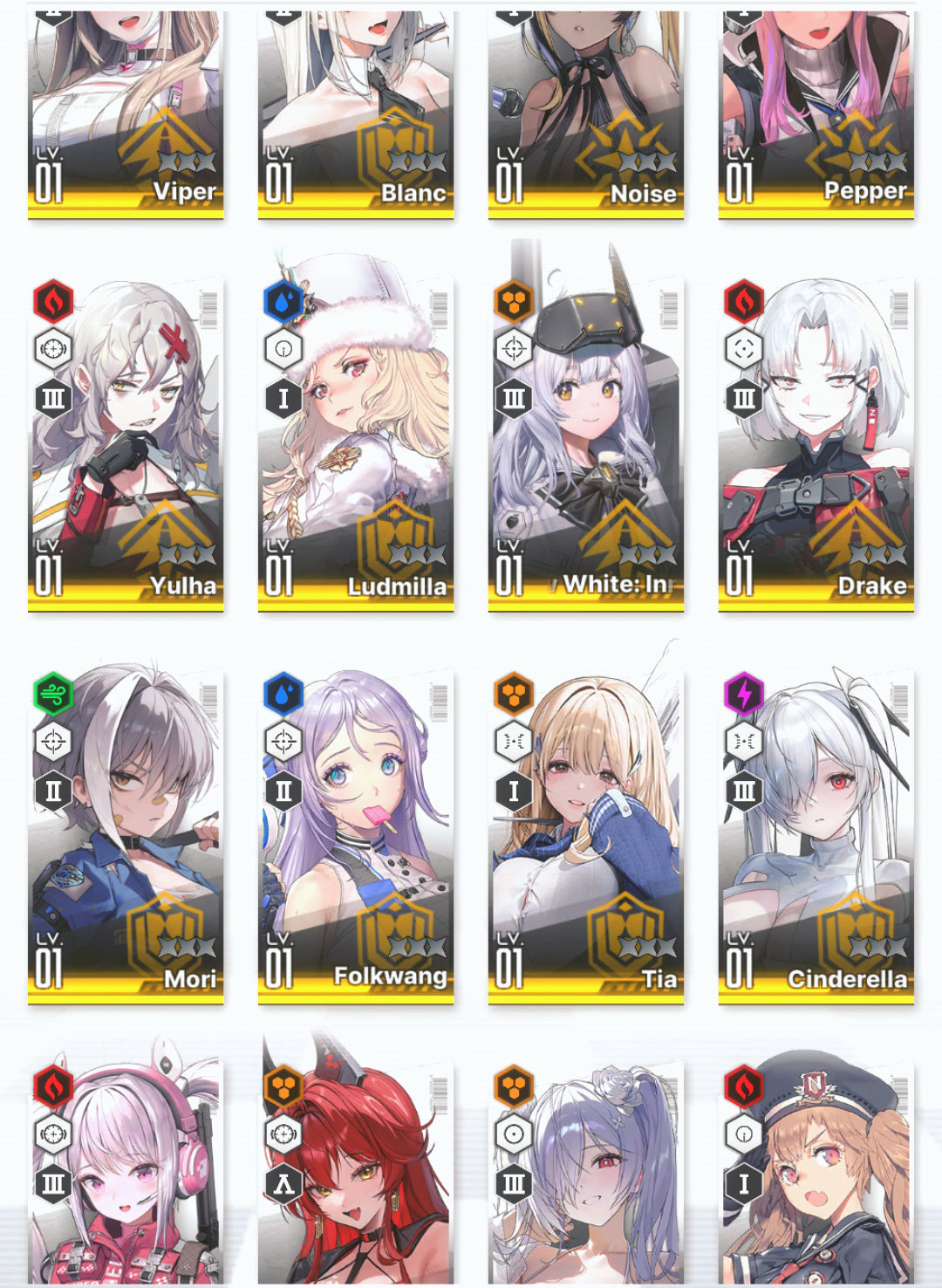 [GLOBAL] GODDESS OF VICTORY NIKKE 24SSR Cinderella: Crystal Wave+Nayuta+Red Hood+Skin+Cinderella+Little Mermaid+Nero+Blanc+Viper+Noise++ starter account-Mobile Games Starter