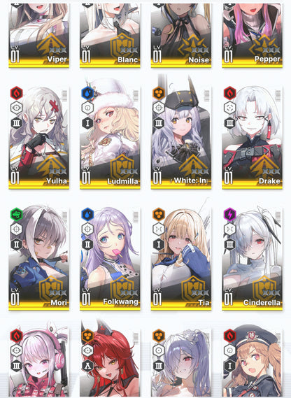 [GLOBAL] GODDESS OF VICTORY NIKKE 24SSR Cinderella: Crystal Wave+Nayuta+Red Hood+Skin+Cinderella+Little Mermaid+Nero+Blanc+Viper+Noise++ starter account-Mobile Games Starter