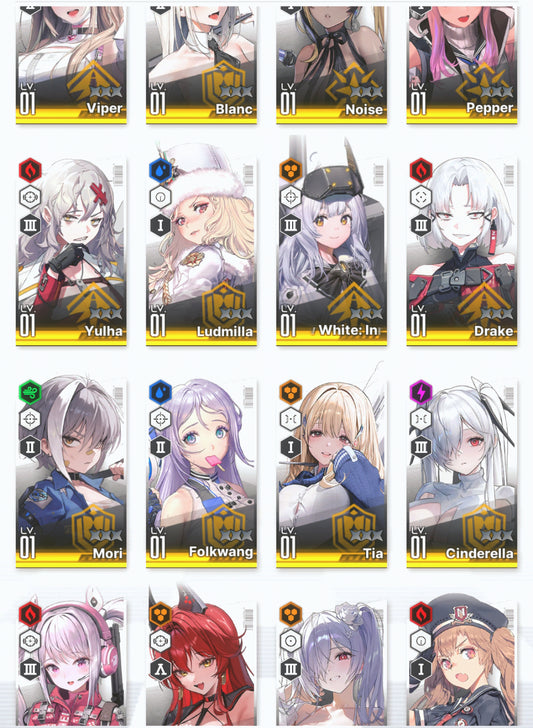 [GLOBAL] GODDESS OF VICTORY NIKKE 24SSR Cinderella: Crystal Wave+Nayuta+Red Hood+Skin+Cinderella+Little Mermaid+Nero+Blanc+Viper+Noise++ starter account-Mobile Games Starter