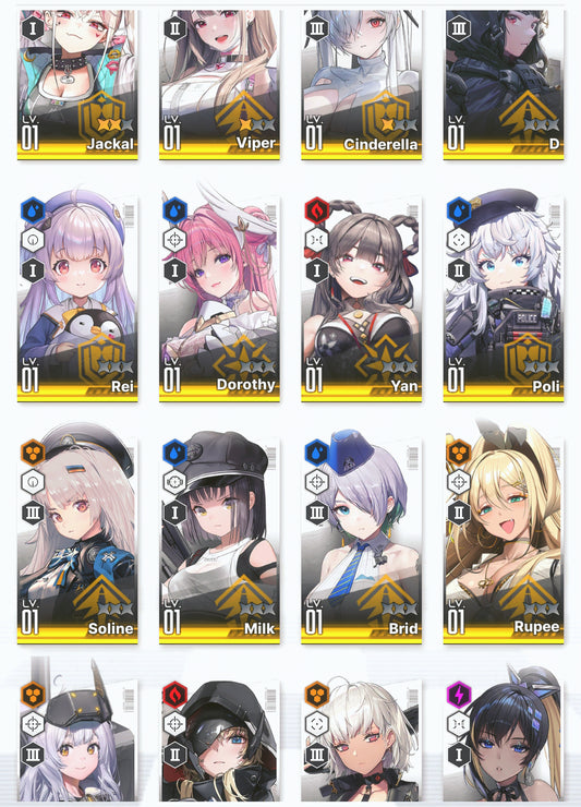 [GLOBAL] GODDESS OF VICTORY NIKKE 24SSR Dorothy+Red Hood+skin+Cinderella+Grave+Viper+Rei++ starter account-Mobile Games Starter
