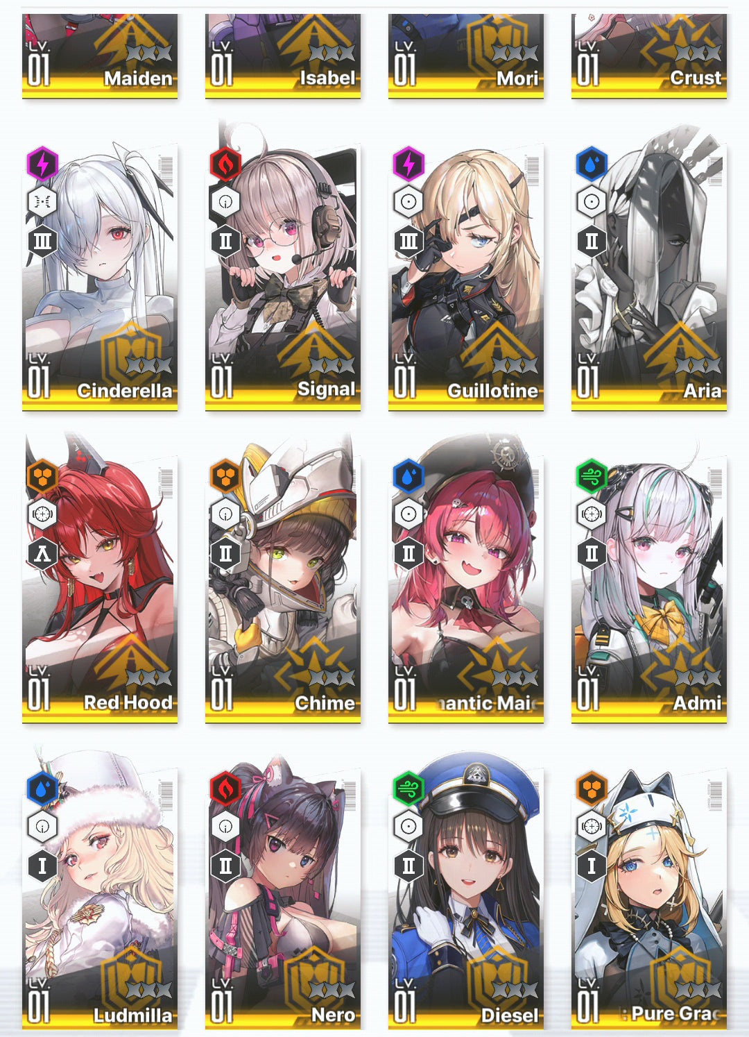 [GLOBAL] GODDESS OF VICTORY NIKKE 24SSR+Pity Red Hood+Skin+Cinderella+Grave+Nero+Snow White+Crust+Mast++ starter account-Mobile Games Starter
