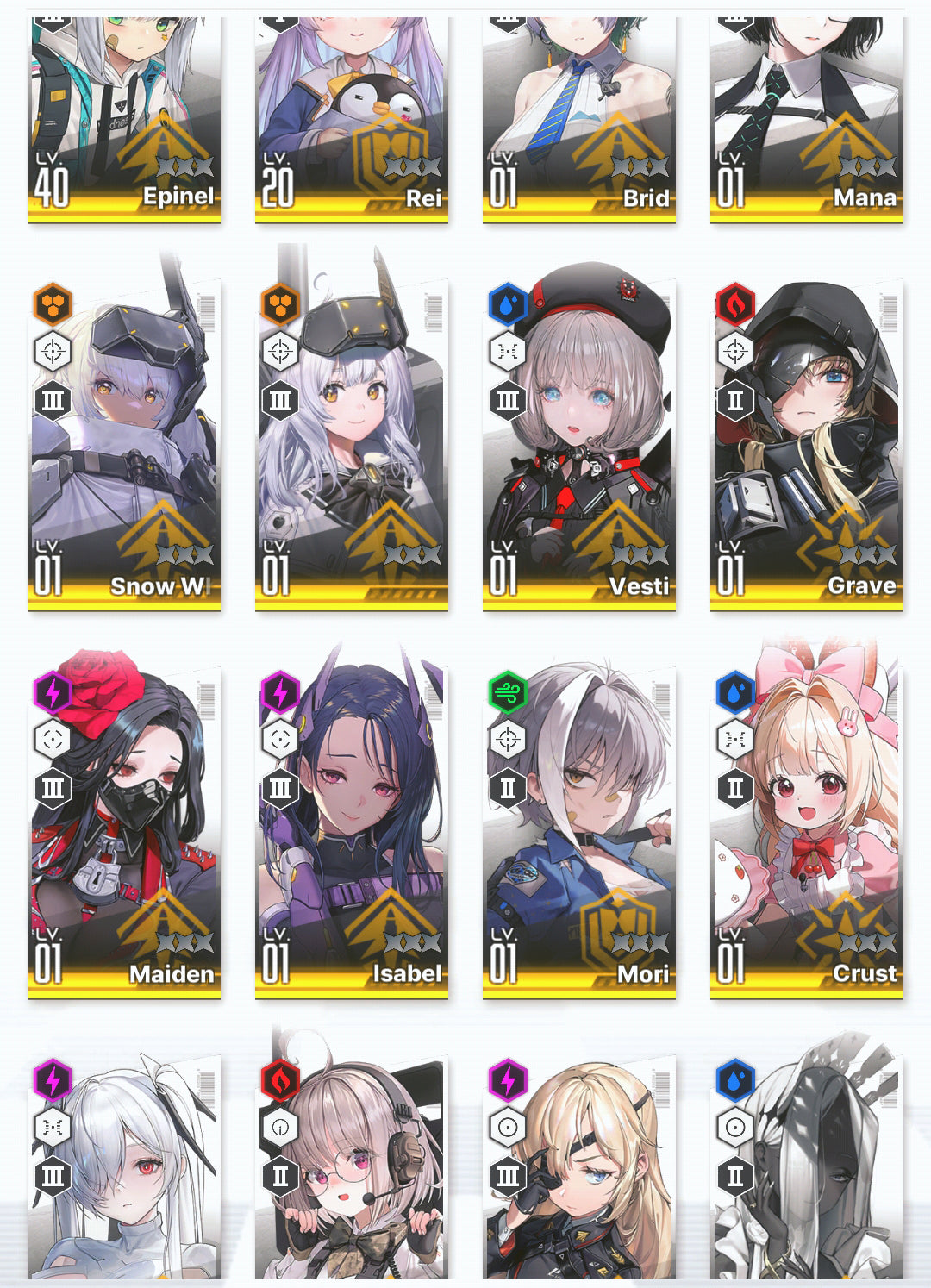 [GLOBAL] GODDESS OF VICTORY NIKKE 24SSR+Pity Red Hood+Skin+Cinderella+Grave+Nero+Snow White+Crust+Mast++ starter account-Mobile Games Starter