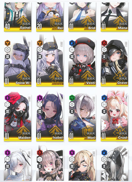 [GLOBAL] GODDESS OF VICTORY NIKKE 24SSR+Pity Red Hood+Skin+Cinderella+Grave+Nero+Snow White+Crust+Mast++ starter account-Mobile Games Starter