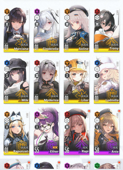[GLOBAL] GODDESS OF VICTORY NIKKE 25SSR MLB 4x Noir+Modernia+skin+Blanc+Liter+Scarlet+Red Hood+Skin+Cinderella starter account-Mobile Games Starter