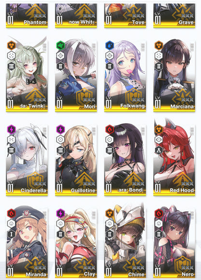 [GLOBAL] GODDESS OF VICTORY NIKKE 25SSR Red Hood+Skin+Cinderella+Grave+Nero+Blanc+Yan+Mihara+Rei++ starter account-Mobile Games Starter