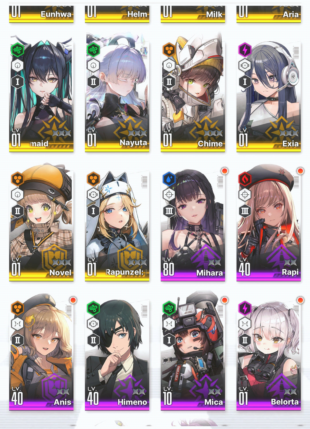 [GLOBAL] GODDESS OF VICTORY NIKKE 26SSR 7Pilgrim MLB 4X Red Hood+Skin+2B+A2+Skin+Scarlet+Nayuta+Cinderella+Grave+Dorothy+Little Mermaid+ starter account-Mobile Games Starter