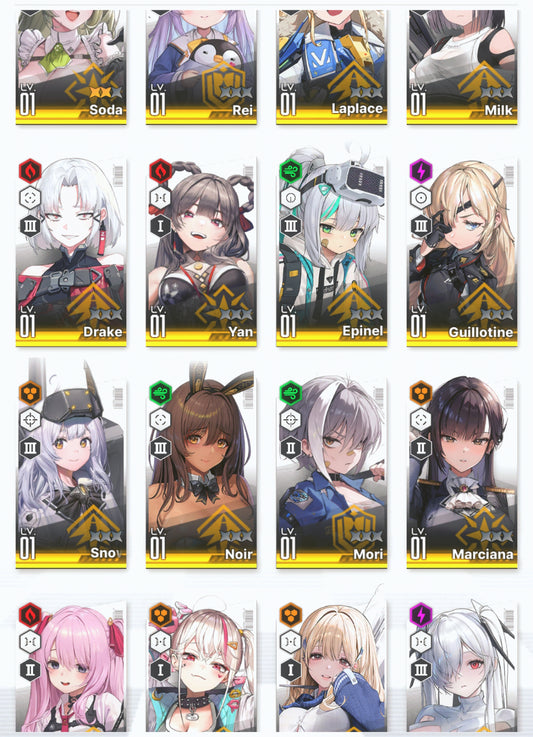 [GLOBAL] GODDESS OF VICTORY NIKKE 26SSR Red Hood+Skin+Cinderella+Noir+Laplace+3 Soda+Yan+Epinel++ starter account-Mobile Games Starter
