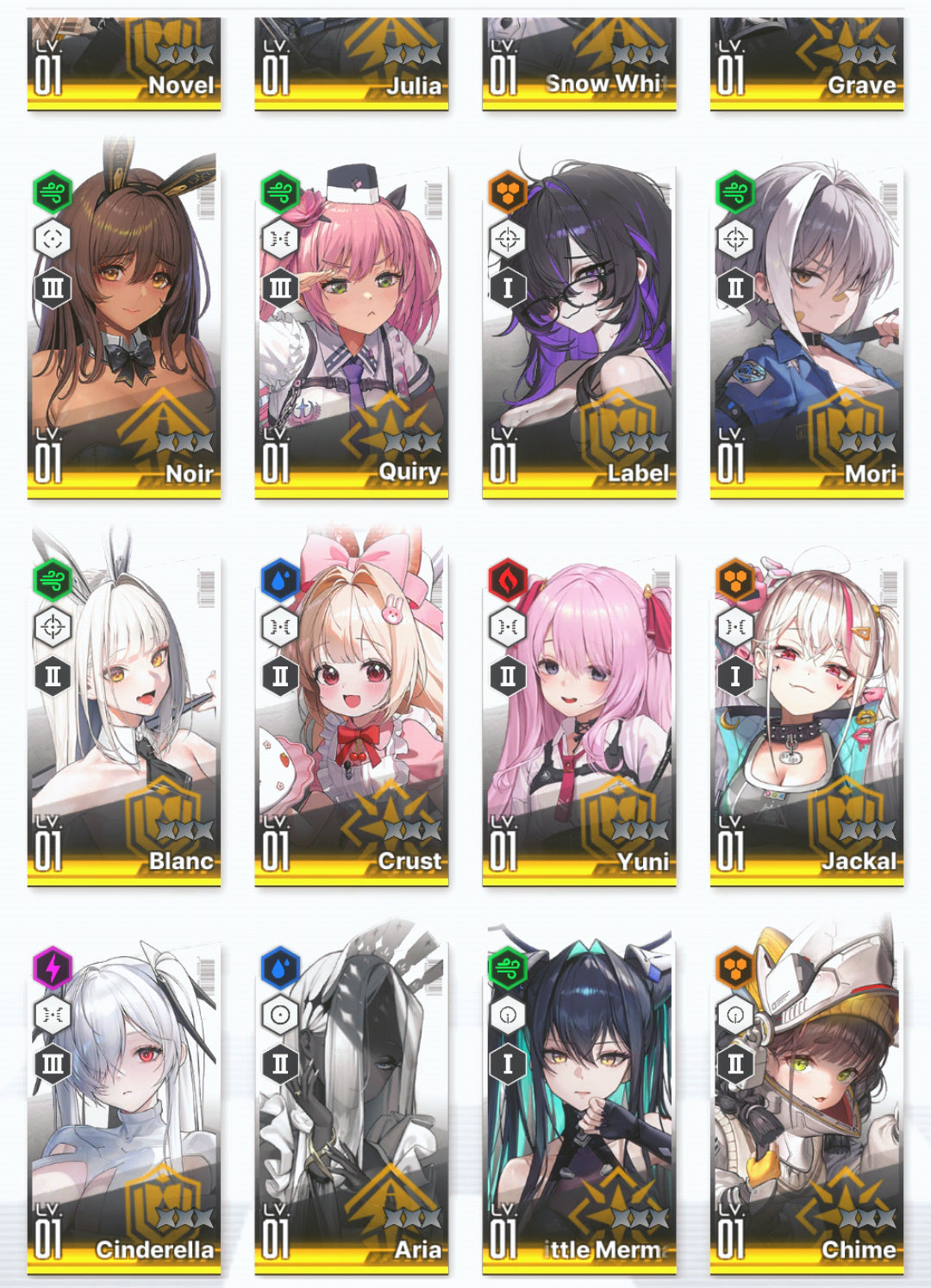 [GLOBAL] GODDESS OF VICTORY NIKKE 27SSR Modernia+skin+3 Red Hood+Skin+Little Mermaid+Cinderella+Grave+Harran+Noir+Novel++ starter account-Mobile Games Starter