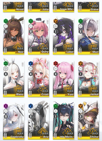 [GLOBAL] GODDESS OF VICTORY NIKKE 27SSR Modernia+skin+3 Red Hood+Skin+Little Mermaid+Cinderella+Grave+Harran+Noir+Novel++ starter account-Mobile Games Starter