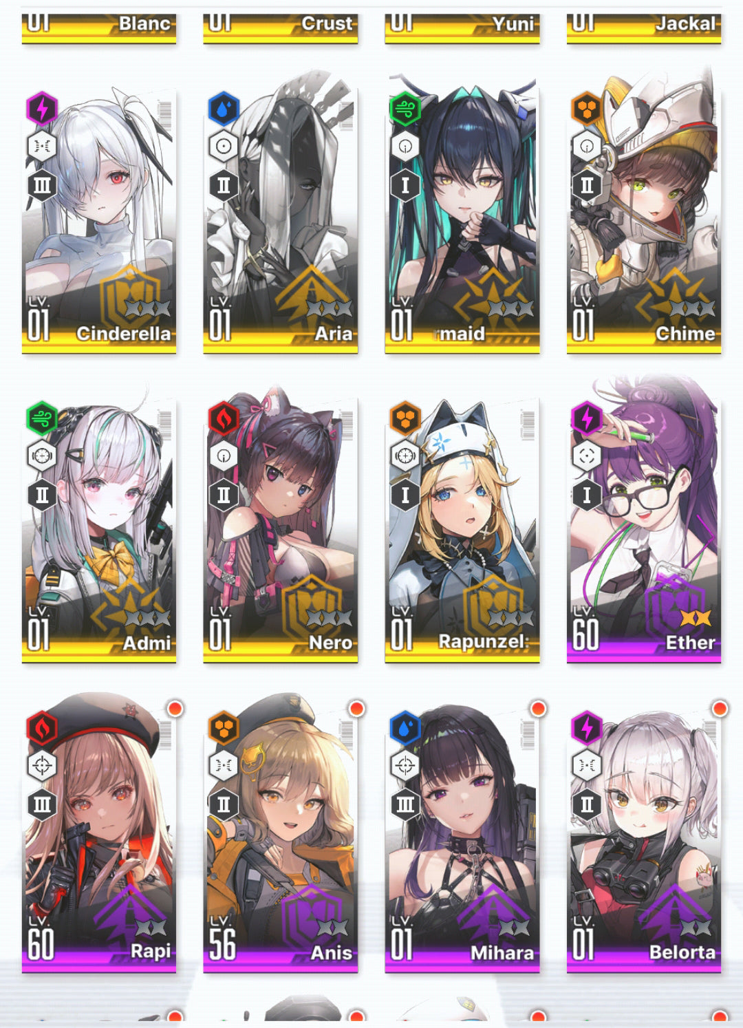 [GLOBAL] GODDESS OF VICTORY NIKKE 27SSR Modernia+skin+3 Red Hood+Skin+Little Mermaid+Cinderella+Grave+Harran+Noir+Novel++ starter account-Mobile Games Starter