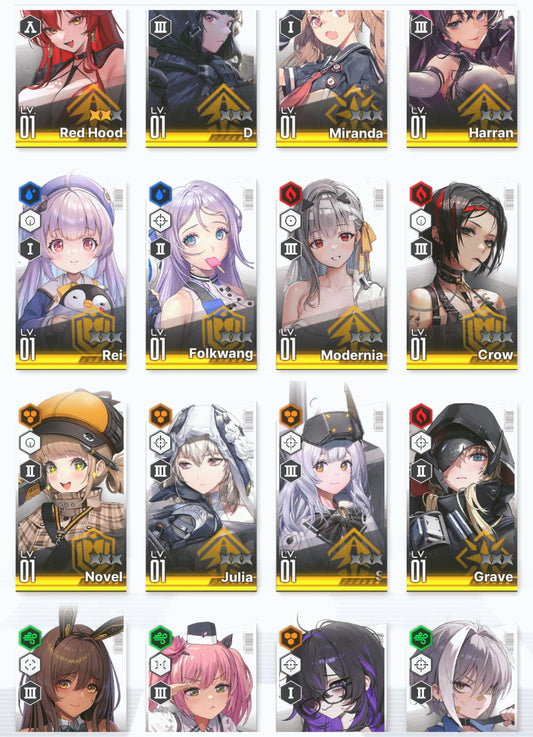 [GLOBAL] GODDESS OF VICTORY NIKKE 27SSR Modernia+skin+3 Red Hood+Skin+Little Mermaid+Cinderella+Grave+Harran+Noir+Novel++ starter account-Mobile Games Starter