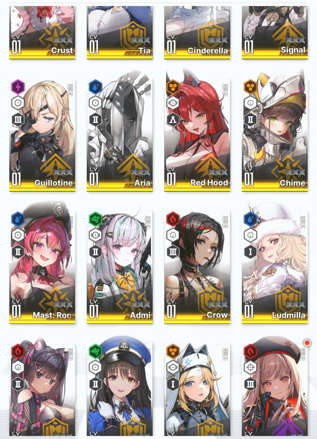 [GLOBAL] GODDESS OF VICTORY NIKKE 27SSR+Pity Red Hood+Skin+Cinderella+Grave+Nero+Snow White+Crust+Mast++ starter account-Mobile Games Starter