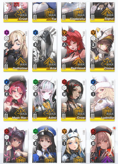 [GLOBAL] GODDESS OF VICTORY NIKKE 27SSR+Pity Red Hood+Skin+Cinderella+Grave+Nero+Snow White+Crust+Mast++ starter account-Mobile Games Starter