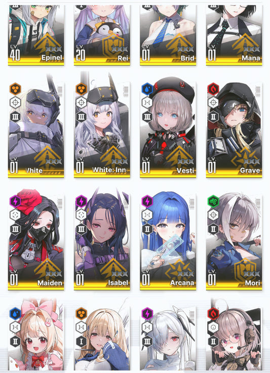 [GLOBAL] GODDESS OF VICTORY NIKKE 27SSR+Pity Red Hood+Skin+Cinderella+Grave+Nero+Snow White+Crust+Mast++ starter account-Mobile Games Starter