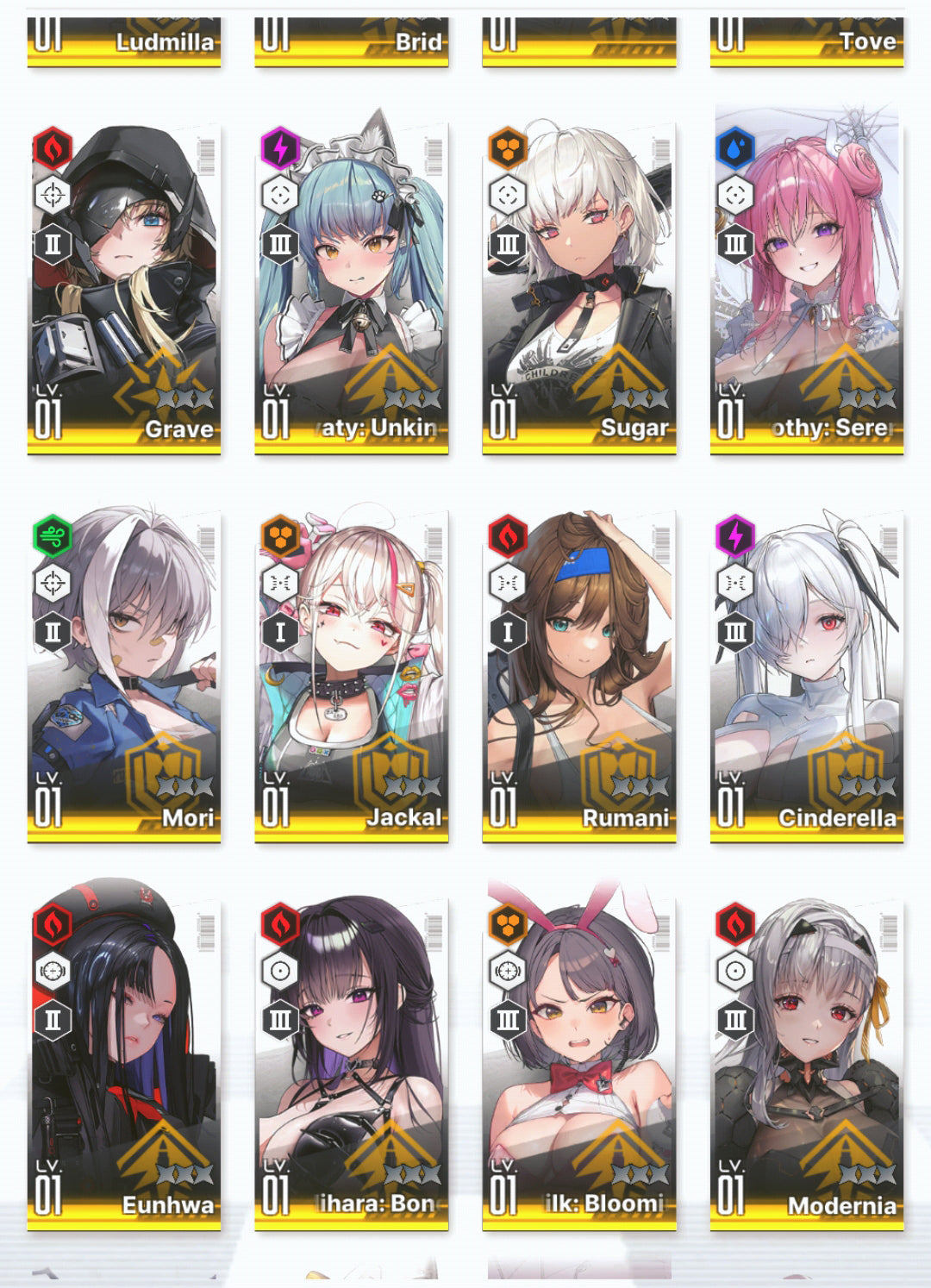 [GLOBAL] GODDESS OF VICTORY NIKKE 29SSR 2 Red Hood+Skin+Cinderella+Grave+Little Mermaid+Limited Dorothy: Serendipity+Dorothy+Modernia+Mihara+2 Noir+Blanc++ starter account-Mobile Games Starter