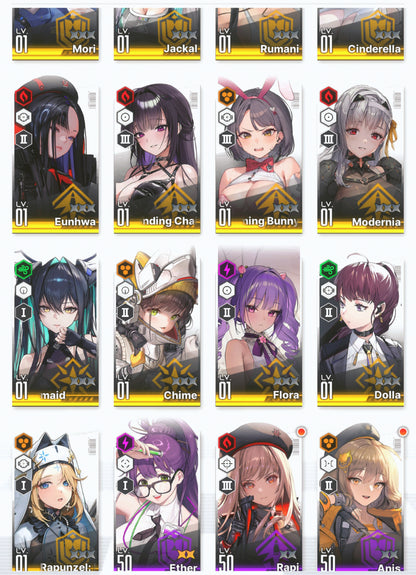 [GLOBAL] GODDESS OF VICTORY NIKKE 29SSR 2 Red Hood+Skin+Cinderella+Grave+Little Mermaid+Limited Dorothy: Serendipity+Dorothy+Modernia+Mihara+2 Noir+Blanc++ starter account-Mobile Games Starter