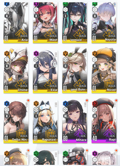 [GLOBAL] GODDESS OF VICTORY NIKKE 29SSR 7Pilgrim MLB 4X Red Hood+Skin+2B+A2+Skin+Scarlet+Nayuta+Cinderella+Grave+Dorothy+Little Mermaid+ starter account-Mobile Games Starter