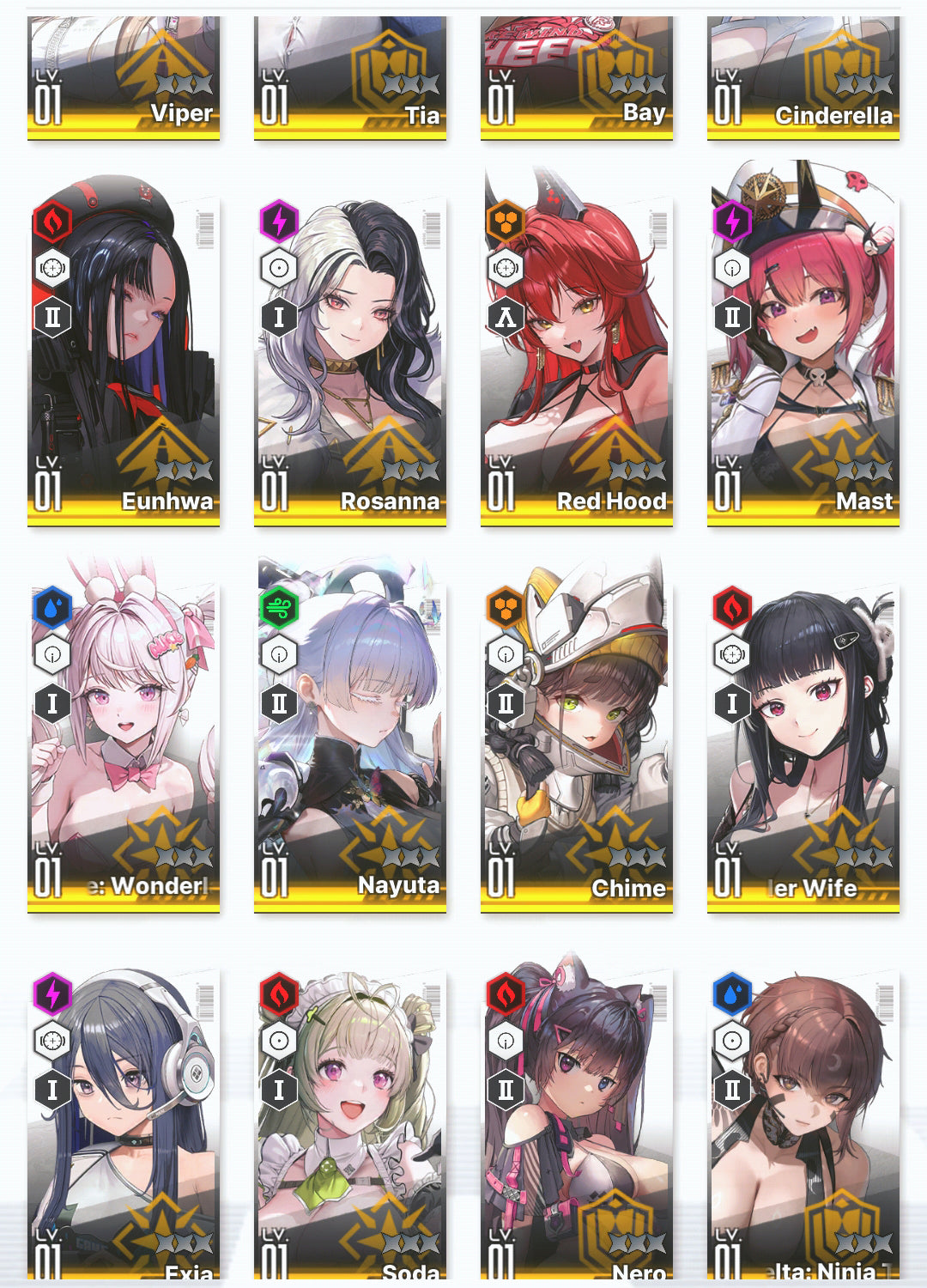 [GLOBAL] GODDESS OF VICTORY NIKKE 29SSR+Pity Nayuta+Red Hood+skin+Cinderella+Grave+Killer Wife+Noir+Tia+Noise++ starter account-Mobile Games Starter