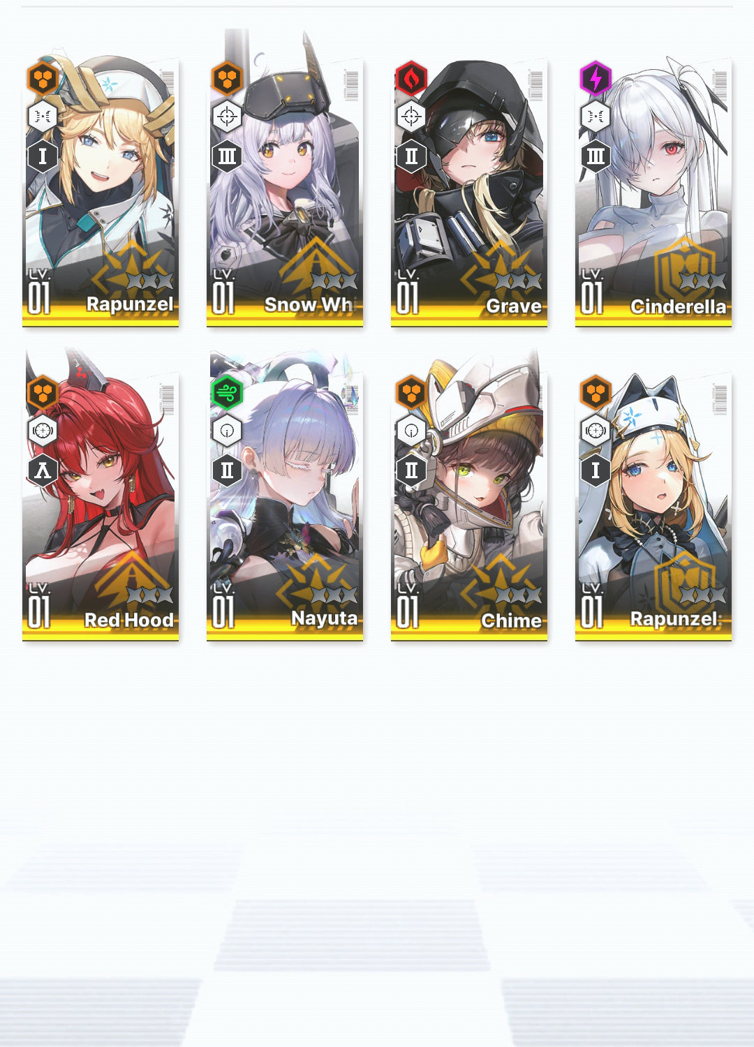 [GLOBAL] GODDESS OF VICTORY NIKKE 29SSR+Pity Nayuta+Red Hood+skin+Cinderella+Grave+Killer Wife+Noir+Tia+Noise++ starter account-Mobile Games Starter
