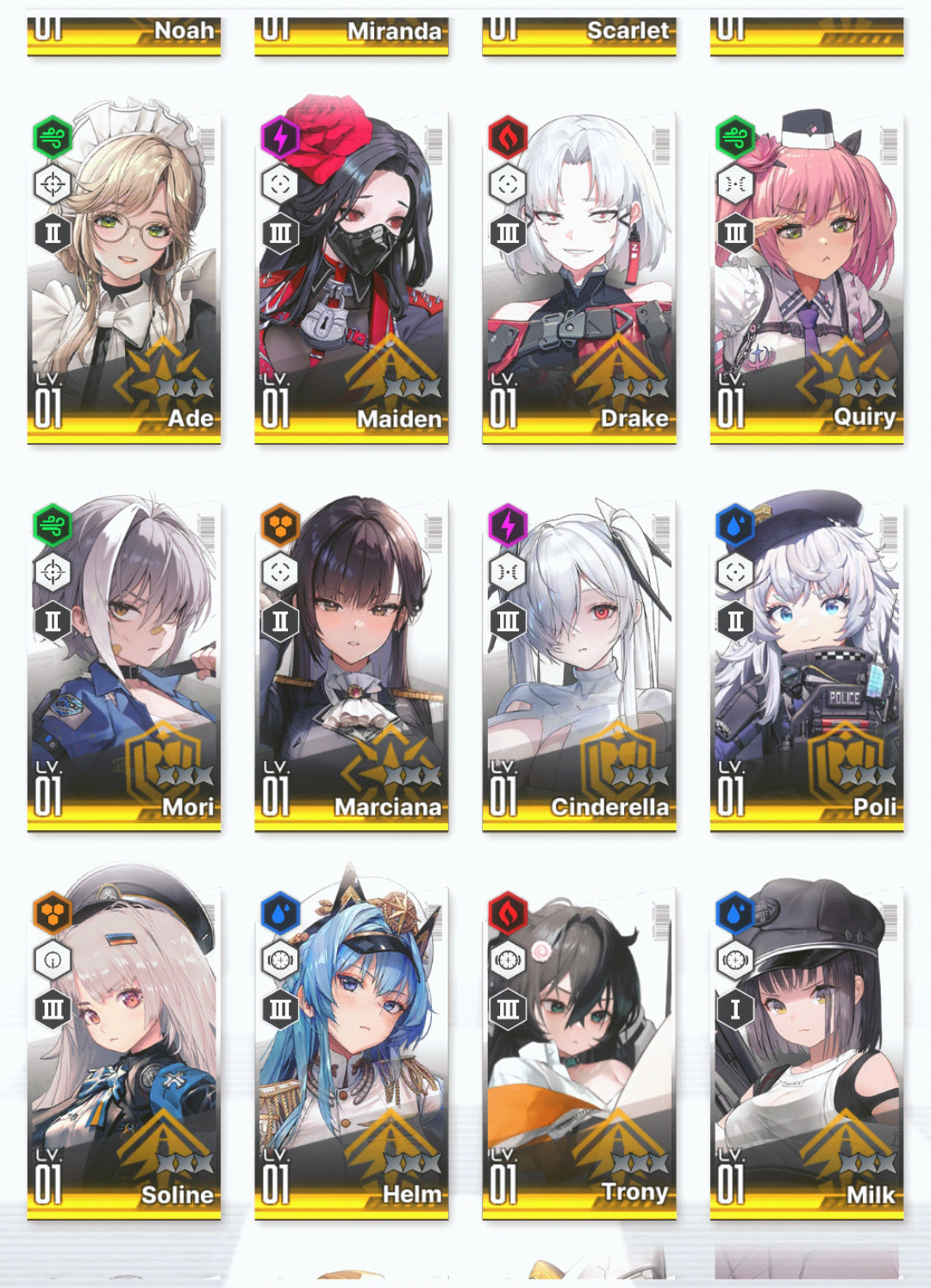 [GLOBAL] GODDESS OF VICTORY NIKKE 30SSR MLB 4X Noir+Modernia+skin+Blanc+Liter+Scarlet+Red Hood+Skin+Cinderella starter account-Mobile Games Starter