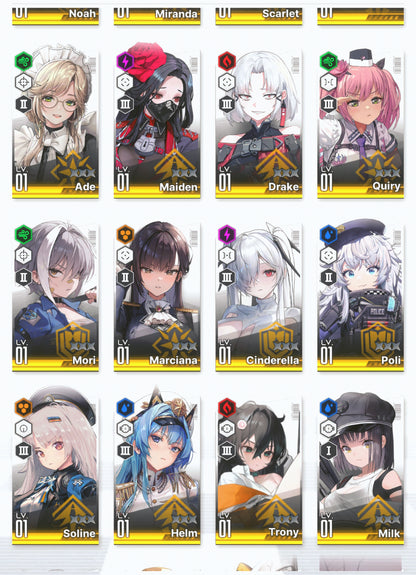 [GLOBAL] GODDESS OF VICTORY NIKKE 30SSR MLB 4X Noir+Modernia+skin+Blanc+Liter+Scarlet+Red Hood+Skin+Cinderella starter account-Mobile Games Starter