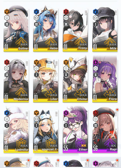 [GLOBAL] GODDESS OF VICTORY NIKKE 30SSR MLB 4X Noir+Modernia+skin+Blanc+Liter+Scarlet+Red Hood+Skin+Cinderella starter account-Mobile Games Starter