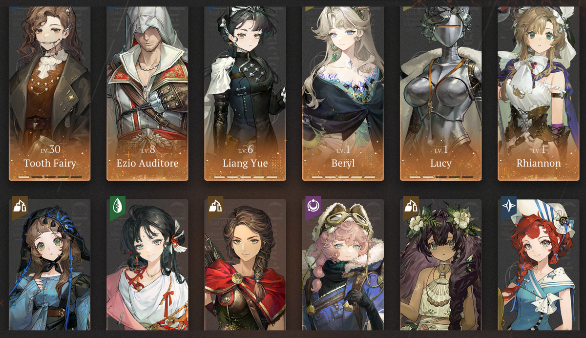 [GLOBAL] [INSTANT] 10 Limited | P5 Beryl P5 Liang Yue P2 Lucy + Rhiannon Fatutu etc + 61 Unilogs | Reverse: 1999 Portrait 5 Starter Account-Mobile Games Starter