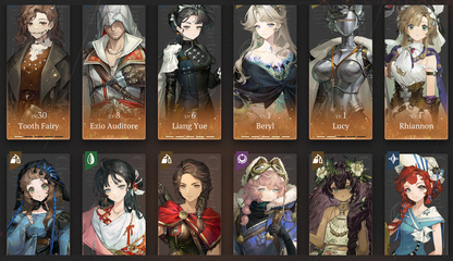 [GLOBAL] [INSTANT] 10 Limited | P5 Beryl P5 Liang Yue P2 Lucy + Rhiannon Fatutu etc + 61 Unilogs | Reverse: 1999 Portrait 5 Starter Account-Mobile Games Starter