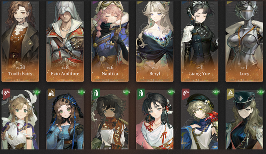 [GLOBAL] [INSTANT] 10 Limited | P5 Nautika P5 Beryl P1 Liang + Rhiannon Marsha Semmelweis etc + 79 Unilogs | Reverse: 1999 Portrait 5 Starter Account-Mobile Games Starter