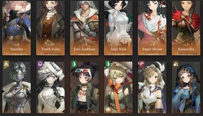 [GLOBAL] [INSTANT] 10 Limited | Triple P5 Paper Heron P5 Nautika P5 Anjo Nala + Rhiannon Kiperina An-an Lee Tooth Fairy etc | Reverse: 1999 Portrait 5 Starter Account-Mobile Games Starter