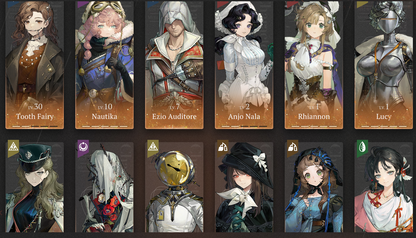 [GLOBAL] [INSTANT] 10 Limited | P5 Rhiannon P5 Lucy P5 Nautika P2 Anjo Nala+ Semmelweis etc + 181 Unilogs | Reverse: 1999 Portrait 5 Starter Account-Mobile Games Starter