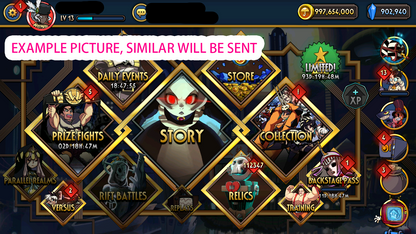 [GLOBAL] [INSTANT] 13000~130000 Relics + Coins | Skullgirls Account (see options)-Mobile Games Starter