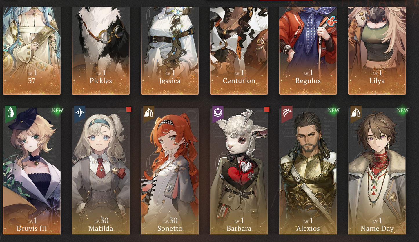 [GLOBAL] [INSTANT] 8 Limited | P5 Nautika P5 Lucy P2 Paper Heron P1 Beryl + Kiperina Tooth Fairy etc | Reverse: 1999 Portrait 5 Starter Account-Mobile Games Starter