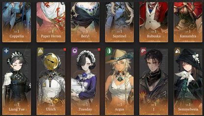 [GLOBAL] [INSTANT] All 11 Limited | P5 Nautika P5 Anjo Nala + Rhiannon Twins Paper Heron Beryl Rubuska Sentinel Semmelweis 37 etc + 62 Unilogs | Reverse: 1999 Portrait 5 Starter Account-Mobile Games Starter