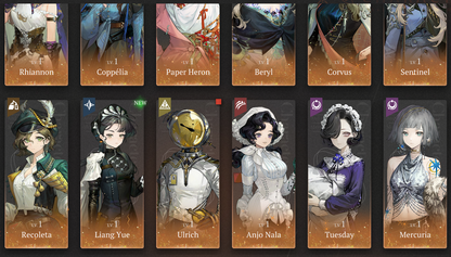 [GLOBAL] [INSTANT] All 11 Limited | P5 Nautika P5 Lucy + Rhiannon Twins Paper Heron Beryl etc + 159 Unilogs | Reverse: 1999 Portrait 5 Starter Account-Mobile Games Starter