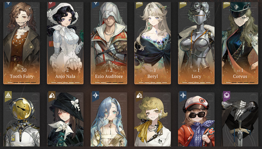 [GLOBAL] [INSTANT] All 11 Limited | Triple P5 Beryl P5 Lucy P5 Anjo Nala P2 Ezio + Rhiannon Twins Fatutu etc + Unilogs | Reverse: 1999 Portrait 5 Starter Account-Mobile Games Starter