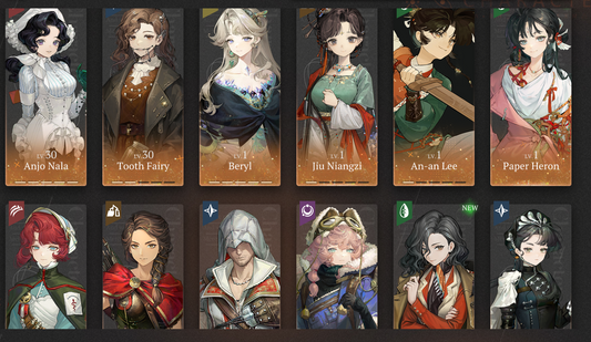 [GLOBAL] [INSTANT] All 9 Limited | P5 Beryl P5 Anjo Nala + Paper Heron Marsha Isolde + 80 Unilog | Reverse: 1999 Portrait 5 Starter Account-Mobile Games Starter