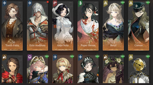 [GLOBAL] [INSTANT] All 9 Limited | P5 Paper Heron P5 Anjo Nala + Kiperina An-an Lee Tooth Fairy Fatutu etc+ 87 Unilogs | Reverse: 1999 Portrait 5 Starter Account-Mobile Games Starter