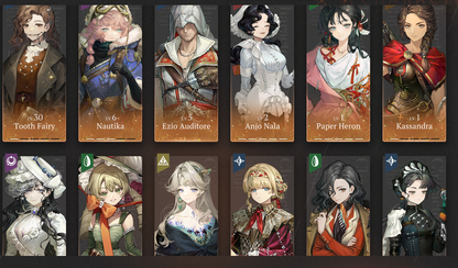 [GLOBAL] [INSTANT] All 9 Limited | P5 Paper Heron P5 Anjo Nala P3 Nautika + Kiperina An-an Lee Tooth Fairy etc | Reverse: 1999 Portrait 5 Starter Account-Mobile Games Starter