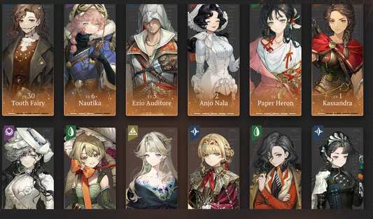 [GLOBAL] [INSTANT] All 9 Limited | P5 Paper Heron P5 Anjo Nala P3 Nautika + Kiperina An-an Lee Tooth Fairy etc | Reverse: 1999 Portrait 5 Starter Account-Mobile Games Starter