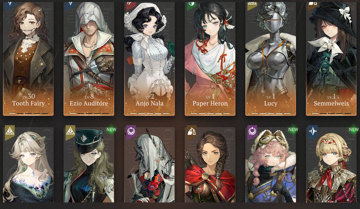 [GLOBAL] [INSTANT] All 9 Limited | P5 Paper Heron P5 Anjo Nala P5 Lucy + Kiperina An-an Lee Tooth Fairy Flutterpage etc+ 81 Unilogs | Reverse: 1999 Portrait 5 Starter Account-Mobile Games Starter