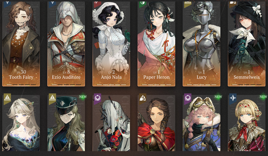 [GLOBAL] [INSTANT] All 9 Limited | P5 Paper Heron P5 Anjo Nala P5 Lucy + Kiperina An-an Lee Tooth Fairy Flutterpage etc+ 81 Unilogs | Reverse: 1999 Portrait 5 Starter Account-Mobile Games Starter