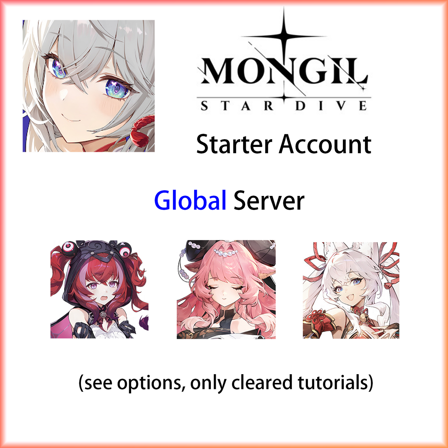 [GLOBAL] [INSTANT] Brisshell / Mabel + others | MONGIL: STAR DIVE Starter Account (see options)-Mobile Games Starter